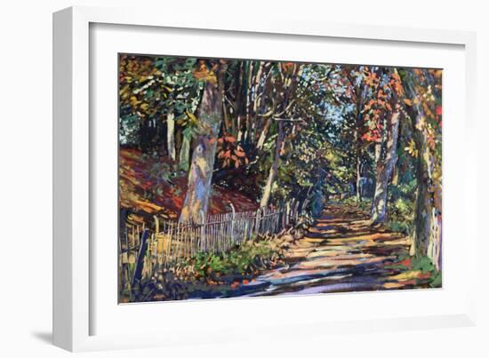 Autumn Light, 2000 (Gouache on Board)-Martin Decent-Framed Giclee Print