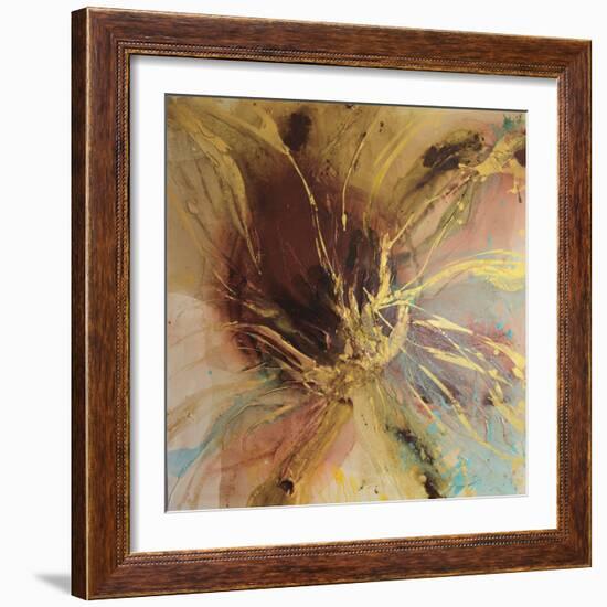 Autumn Lotus II-Caroline Ashwood-Framed Giclee Print