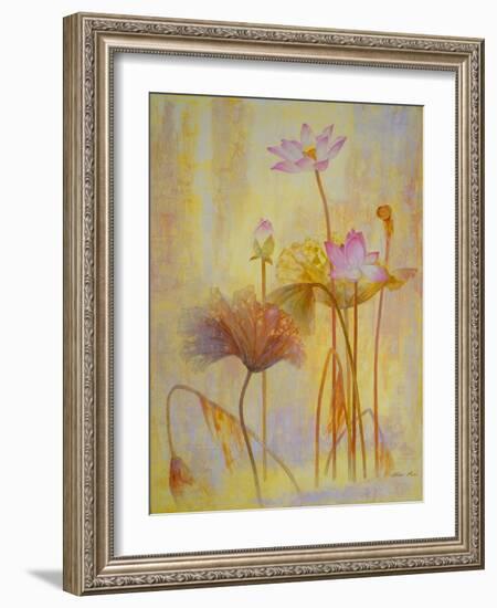 Autumn Lotus-Ailian Price-Framed Art Print