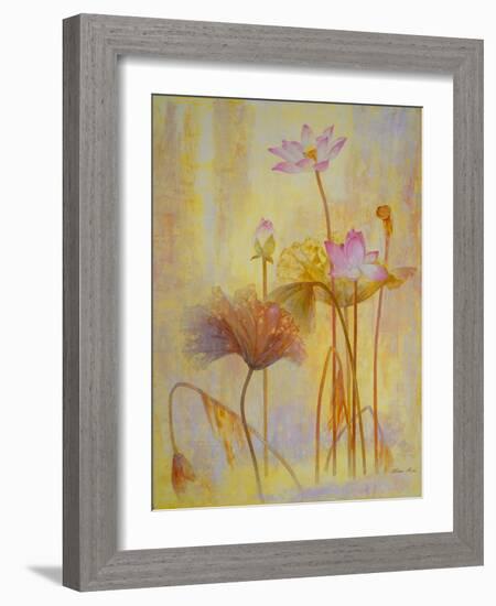 Autumn Lotus-Ailian Price-Framed Art Print