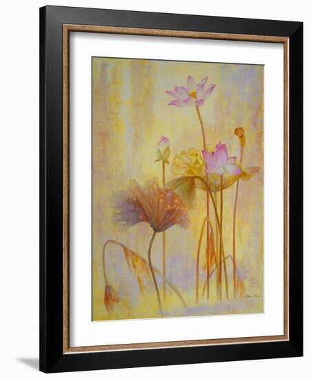 Autumn Lotus-Ailian Price-Framed Art Print