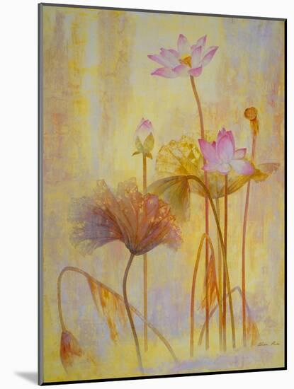 Autumn Lotus-Ailian Price-Mounted Art Print