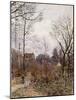 Autumn, Louveciennes, 1873 (Oil on Canvas)-Alfred Sisley-Mounted Giclee Print