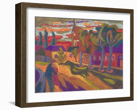 Autumn Love, 2008-Marta Martonfi-Benke-Framed Giclee Print