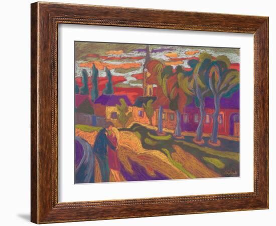 Autumn Love, 2008-Marta Martonfi-Benke-Framed Giclee Print