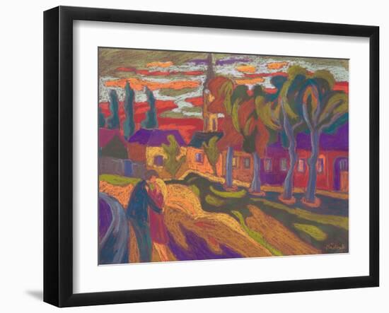 Autumn Love, 2008-Marta Martonfi-Benke-Framed Giclee Print