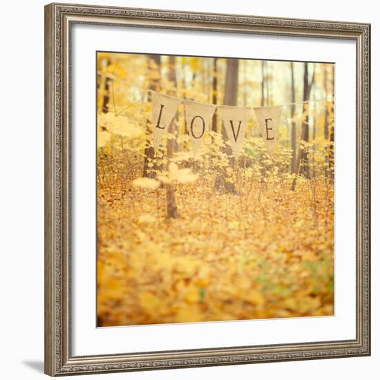 Autumn Love-Irene Suchocki-Framed Art Print