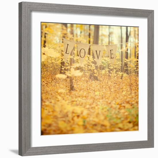 Autumn Love-Irene Suchocki-Framed Art Print