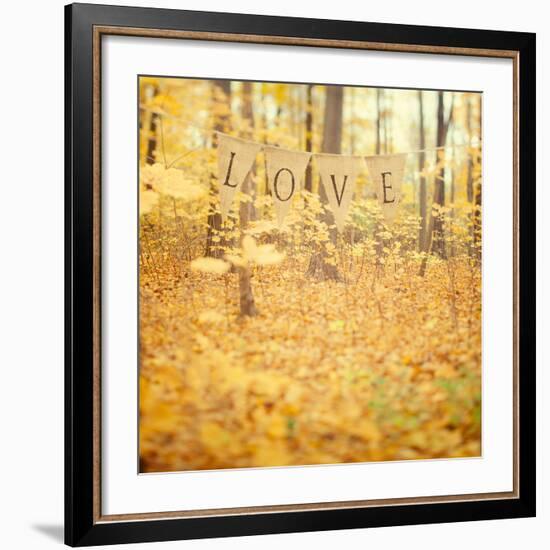 Autumn Love-Irene Suchocki-Framed Art Print