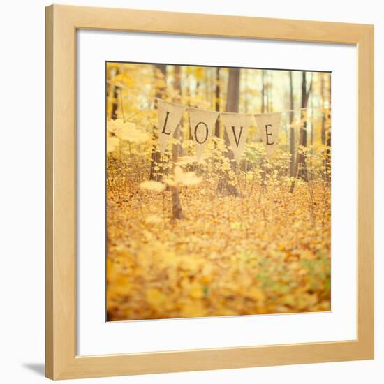 Autumn Love-Irene Suchocki-Framed Art Print