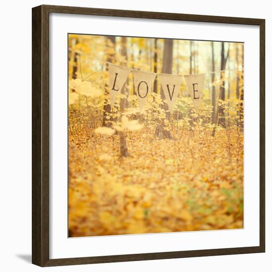 Autumn Love-Irene Suchocki-Framed Art Print