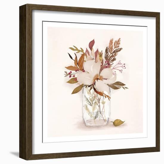 Autumn Mason Jar 1-Alicia Vidal-Framed Art Print