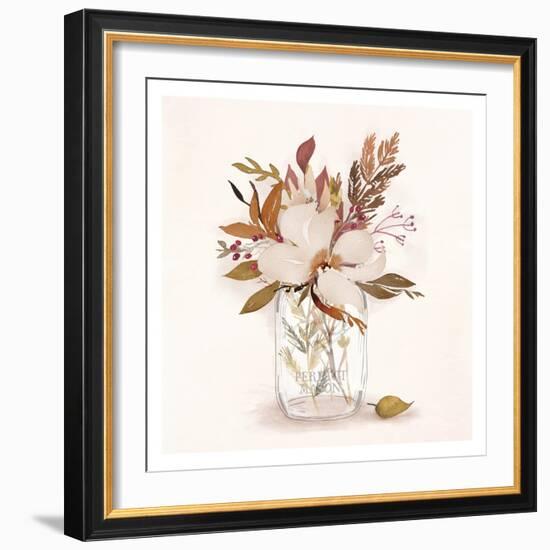 Autumn Mason Jar 1-Alicia Vidal-Framed Art Print