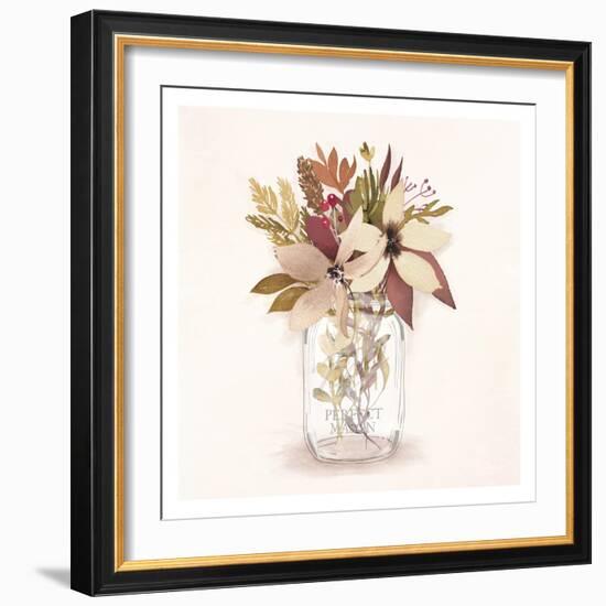 Autumn Mason Jar 2-Alicia Vidal-Framed Art Print