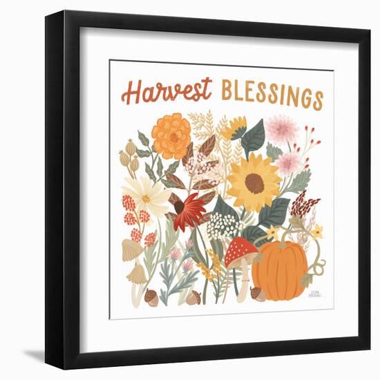 Autumn Meadow II-Laura Marshall-Framed Art Print