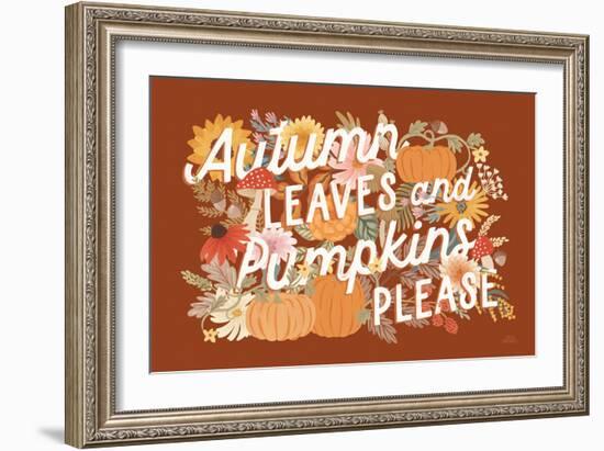 Autumn Meadow VI-Laura Marshall-Framed Art Print