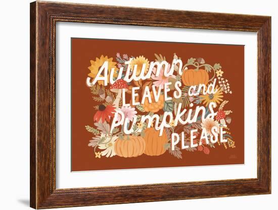 Autumn Meadow VI-Laura Marshall-Framed Art Print