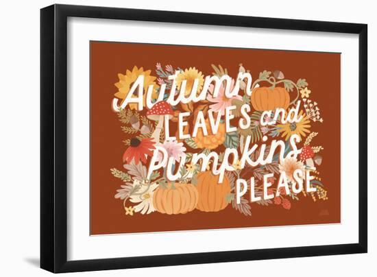 Autumn Meadow VI-Laura Marshall-Framed Art Print