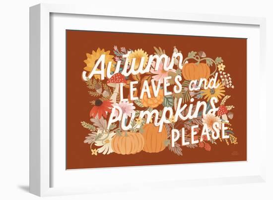 Autumn Meadow VI-Laura Marshall-Framed Art Print