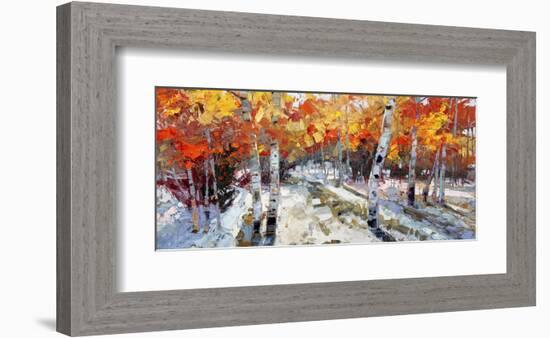 Autumn Meets Winter-Robert Moore-Framed Art Print