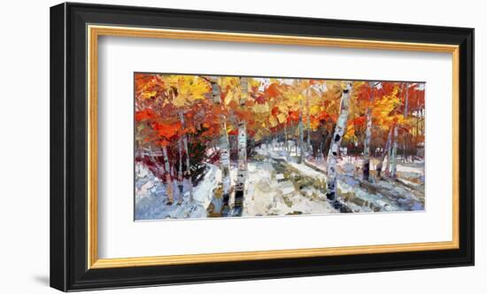 Autumn Meets Winter-Robert Moore-Framed Art Print