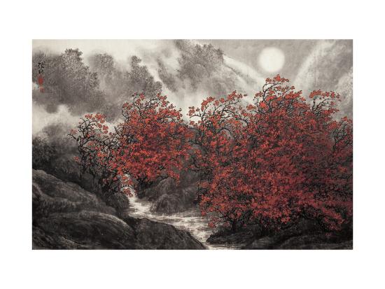 Autumn Mist-Baogui Zhang-Stretched Canvas