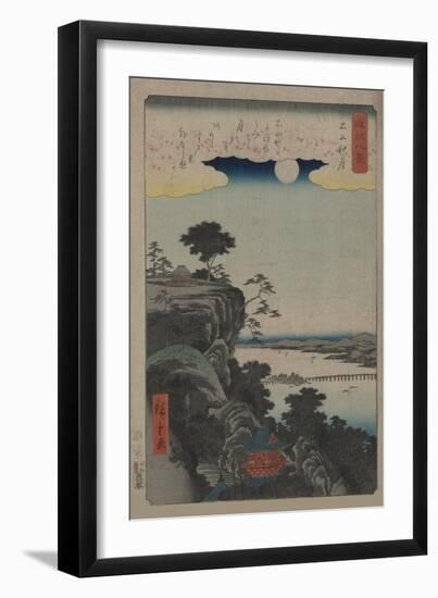 Autumn Moon at Ishiyama (Ishiyama No Shugestu)-Ando Hiroshige-Framed Art Print