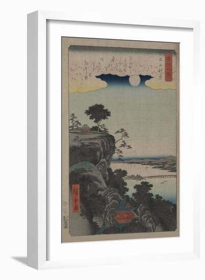 Autumn Moon at Ishiyama (Ishiyama No Shugestu)-Ando Hiroshige-Framed Art Print