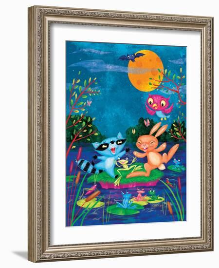 Autumn Moon - Humpty Dumpty-Elisa Chavarri-Framed Giclee Print