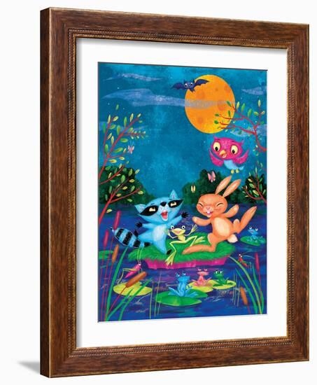 Autumn Moon - Humpty Dumpty-Elisa Chavarri-Framed Giclee Print