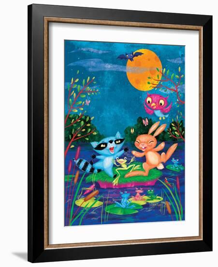 Autumn Moon - Humpty Dumpty-Elisa Chavarri-Framed Giclee Print