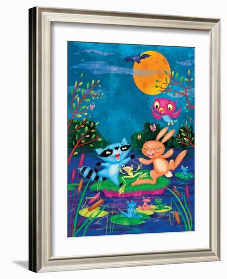 Autumn Moon - Humpty Dumpty-Elisa Chavarri-Framed Giclee Print