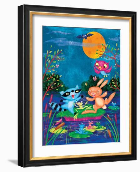 Autumn Moon - Humpty Dumpty-Elisa Chavarri-Framed Giclee Print