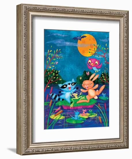 Autumn Moon - Humpty Dumpty-Elisa Chavarri-Framed Giclee Print