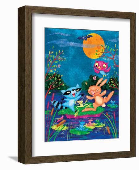 Autumn Moon - Humpty Dumpty-Elisa Chavarri-Framed Giclee Print