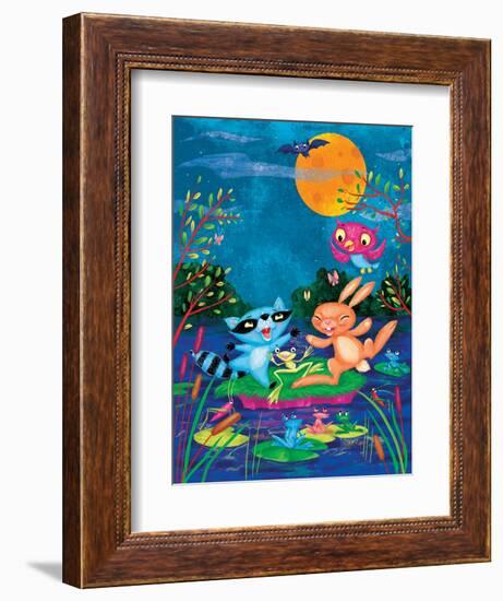 Autumn Moon - Humpty Dumpty-Elisa Chavarri-Framed Giclee Print