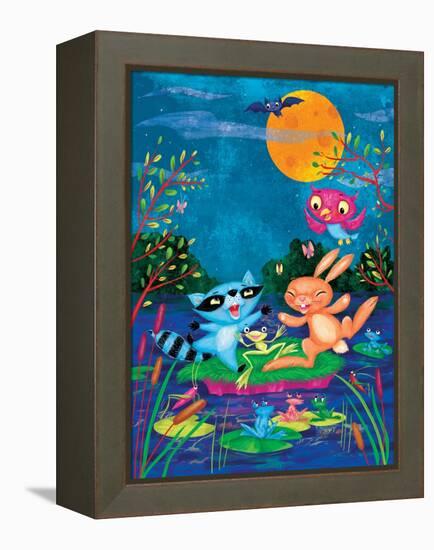 Autumn Moon - Humpty Dumpty-Elisa Chavarri-Framed Premier Image Canvas