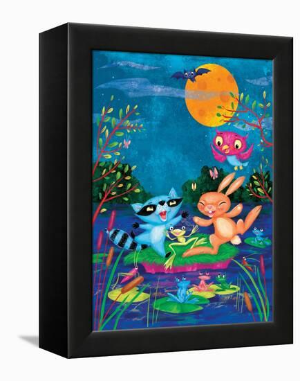 Autumn Moon - Humpty Dumpty-Elisa Chavarri-Framed Premier Image Canvas