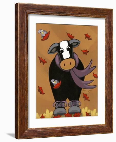 Autumn Mooves In-Annie Lane-Framed Giclee Print