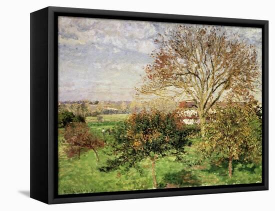 Autumn Morning at Èragny, 1897-Camille Pissarro-Framed Premier Image Canvas