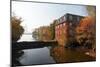 Autumn Morning at the Kingston Mill, New Jersey-George Oze-Mounted Photographic Print