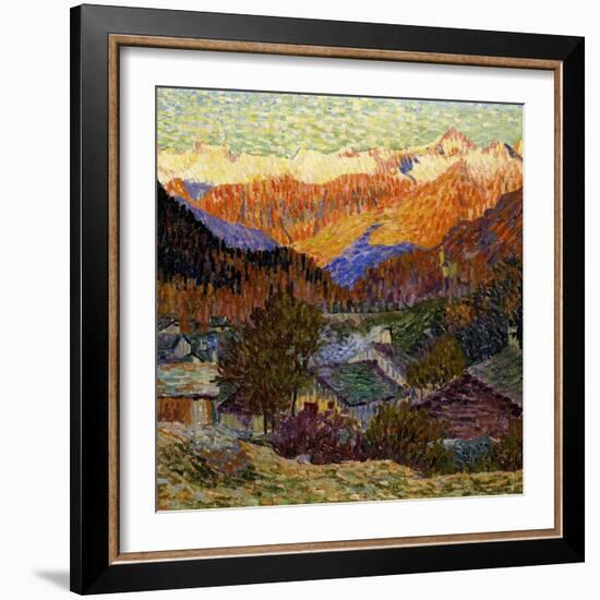 Autumn Morning (Original), 1908-Giacometti Giovanni-Framed Giclee Print