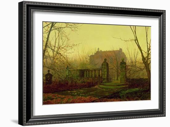 Autumn Morning-John Atkinson Grimshaw-Framed Giclee Print