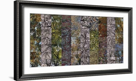 Autumn Mosaic-Sharon Elphick-Framed Giclee Print