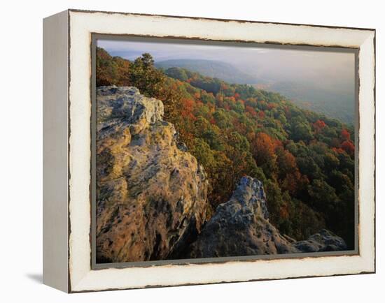 Autumn, Mt. Nebo State Park, Arkansas, USA-Charles Gurche-Framed Premier Image Canvas