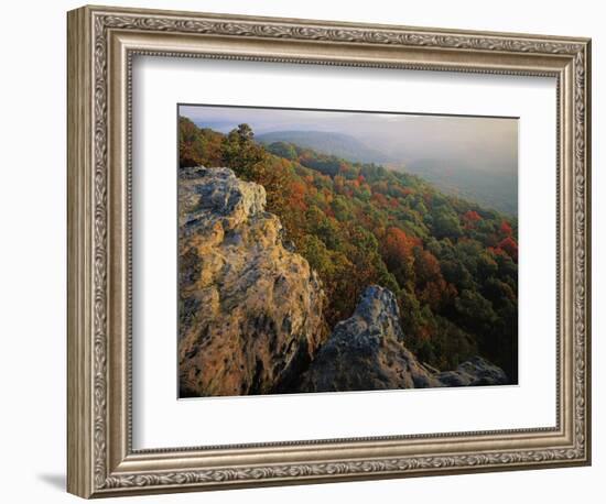 Autumn, Mt. Nebo State Park, Arkansas, USA-Charles Gurche-Framed Photographic Print