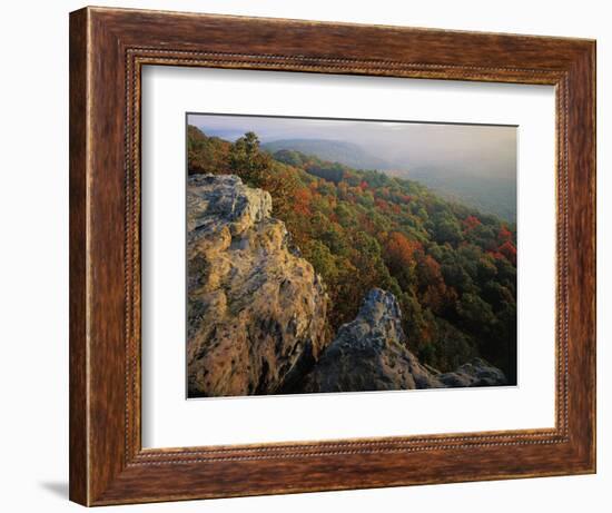 Autumn, Mt. Nebo State Park, Arkansas, USA-Charles Gurche-Framed Photographic Print