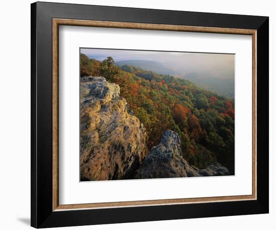 Autumn, Mt. Nebo State Park, Arkansas, USA-Charles Gurche-Framed Photographic Print