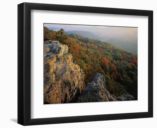 Autumn, Mt. Nebo State Park, Arkansas, USA-Charles Gurche-Framed Photographic Print