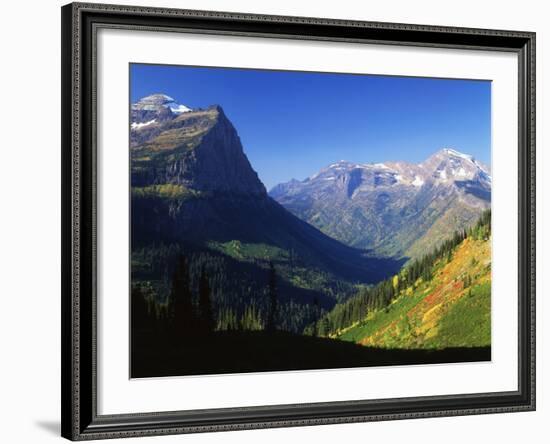 Autumn Near Logan Pass, Glacier National Park, Montana, USA-Adam Jones-Framed Photographic Print